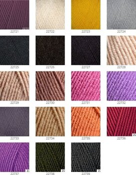 Fios para tricotar Himalaya Hayal Lux Wool 22701 - 4