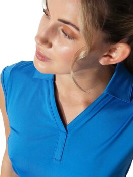 Риза за поло Daily Sports Anzio Sleeveless Polo Shirt Cosmic Blue S - 3