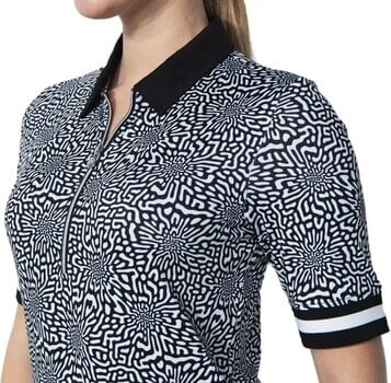 Polo-Shirt Daily Sports Kyoto Half-Sleeved Polo Shirt Monocrome Black XL - 3