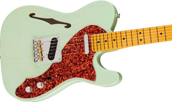 E-Gitarre Fender FSR American Professional II Telecaster Thinline MN Transparent Surf Green - 3