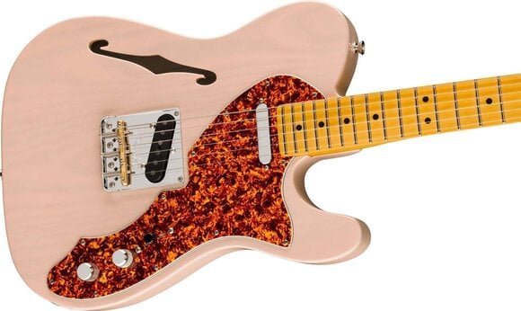 Electric guitar Fender FSR American Professional II Telecaster Thinline MN Transparent Shell Pink - 3