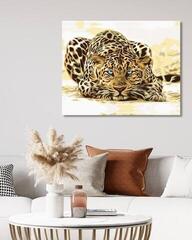 Dijamantno slikanje Zuty Dijamantno slikanje Nazirući se leopard - 1