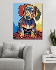 Diamond Art Zuty Diamond Art Abstract Dachshund - 1