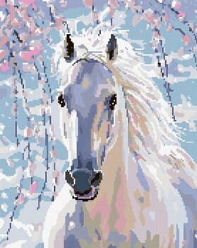 Diamantové malování Zuty Bílý kůň - 3