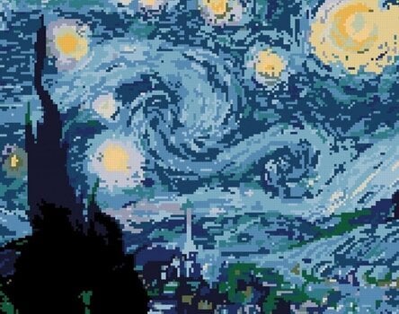 Peinture au diamant Zuty Nuit étoilée (Van Gogh) - 3
