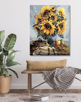 Diamond Art Zuty Bouquet of Sunflowers Autumn Tuned - 2