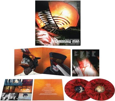 Disco de vinilo Kensuke Ushio - Chainsaw Man (Splatter) (Gatefold Sleeve) (2 LP) Disco de vinilo - 2
