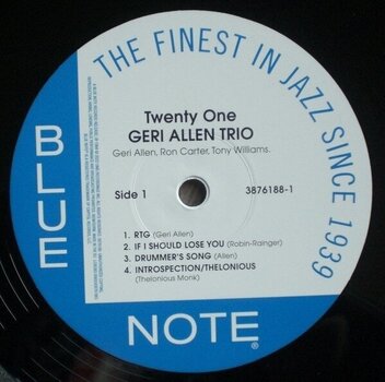 Vinyl Record Geri Allen Trio - Twenty One (Reissue) (180g) (2 LP) - 2