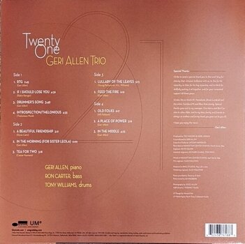 Płyta winylowa Geri Allen Trio - Twenty One (Reissue) (180g) (2 LP) - 6