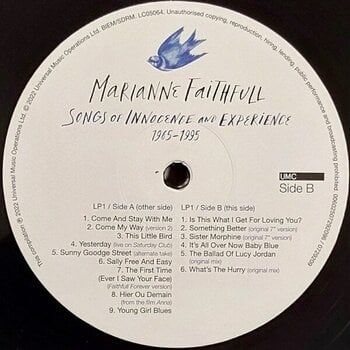 LP plošča Marianne Faithfull - Songs Of Innocence And Experience 1965-1995 (180g) (2 LP) - 3