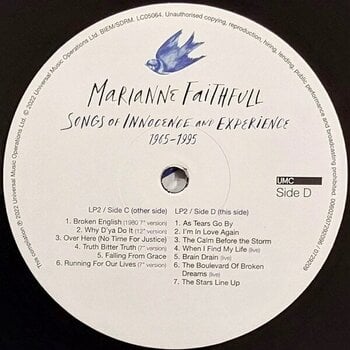 Грамофонна плоча Marianne Faithfull - Songs Of Innocence And Experience 1965-1995 (180g) (2 LP) - 5