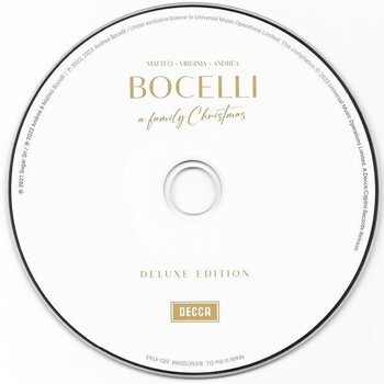 Glazbene CD Andrea Bocelli - A Family Christmas (Deluxe Edition) (CD) - 2