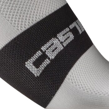 Kolesarske nogavice Castelli Giro107 18 Sock Bianco S Kolesarske nogavice - 4