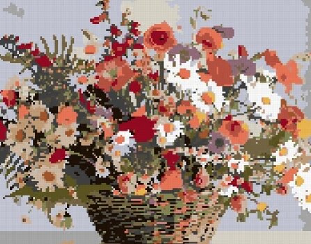Pintura diamante Zuty Meadow Flowers In Basket - 3