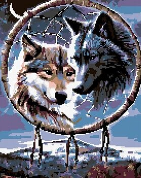 Pintura diamante Zuty Wolves With Talisman - 3