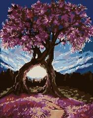 Pittura diamante Zuty Pittura diamante Alberi romantici - 2