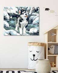 Diamantmalerei Zuty Diamantmalerei Kleiner Husky - 1