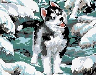 Diamantmalerei Zuty Diamantmalerei Kleiner Husky - 2