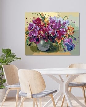 Peinture au diamant Zuty Iris dans un vase - 2