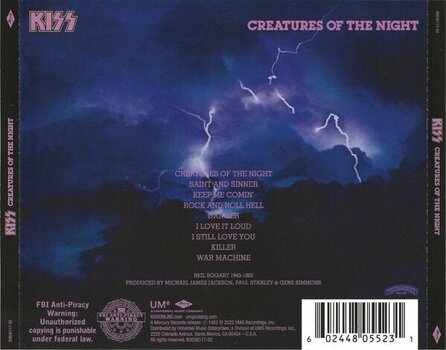 Glazbene CD Kiss - Creatures Of The Night (Remastered) (Reissue) (CD) - 3