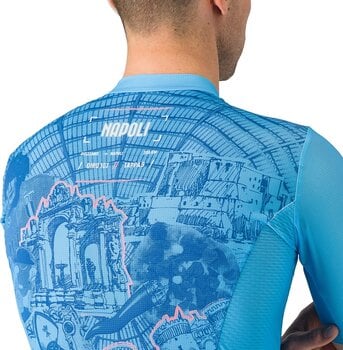 Odzież kolarska / koszulka Castelli Giro107 Napoli Azzurro Napoli XL - 4