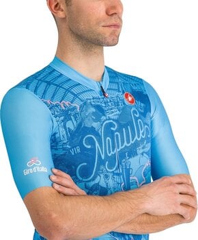 Jersey/T-Shirt Castelli Giro107 Napoli Jersey Azzurro Napoli XL - 5