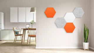 Absorpcijska pena Mega Acoustic HEXAPET GP06 Orange Absorpcijska pena - 4