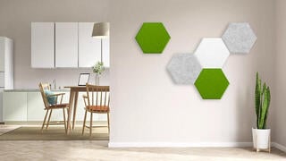 Panou absorbant din spumă Mega Acoustic HEXAPET GP28 Gray Panou absorbant din spumă - 5
