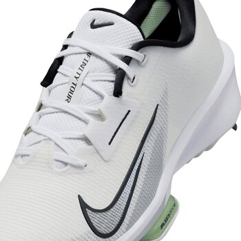 Chaussures de golf pour hommes Nike Air Zoom Infinity Tour Next 2 Unisex Golf Shoes White/Black/Vapor Green/Pure Platinum 45,5 - 9