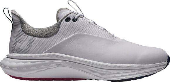 Chaussures de golf pour hommes Footjoy Quantum Mens Golf Shoes White/Blue/Pink 41 - 2