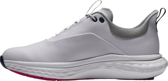 Мъжки голф обувки Footjoy Quantum Mens Golf Shoes White/Blue/Pink 41 - 3