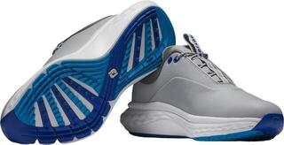 Muške cipele za golf Footjoy Quantum Grey/White/Blue - 5