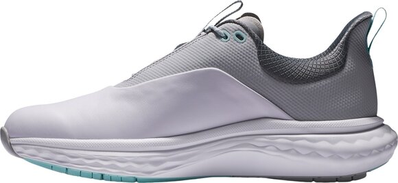 Herren Golfschuhe Footjoy Quantum Mens Golf Shoes White/White/Grey 40,5 - 3