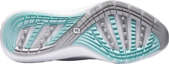 Мъжки голф обувки Footjoy Quantum Mens Golf Shoes White/White/Grey 42 - 4
