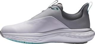 Pantofi de golf pentru bărbați Footjoy Quantum White/White/Grey - 2