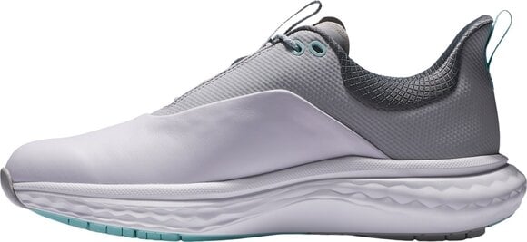 Men's golf shoes Footjoy Quantum Mens Golf Shoes White/White/Grey 45 - 3