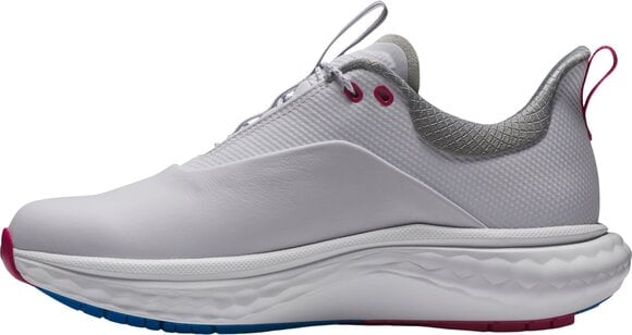 Женски голф обувки Footjoy Quantum Womens Golf Shoes White/Blue/Pink 38 - 3