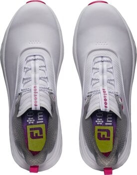 Женски голф обувки Footjoy Quantum Womens Golf Shoes White/Blue/Pink 38,5 - 7