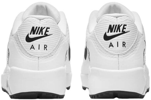 Calçado de golfe para homem Nike Air Max 90 G White/Black 44,5 (Tao bons como novos) - 12