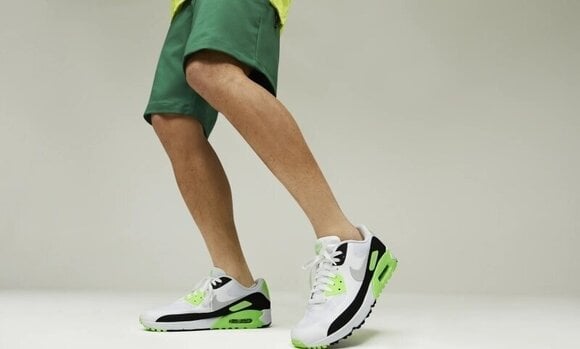 Chaussures de golf pour hommes Nike Air Max 90 G White/Black 44,5 - 9