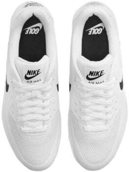 Męskie buty golfowe Nike Air Max 90 G White/Black 45 - 4