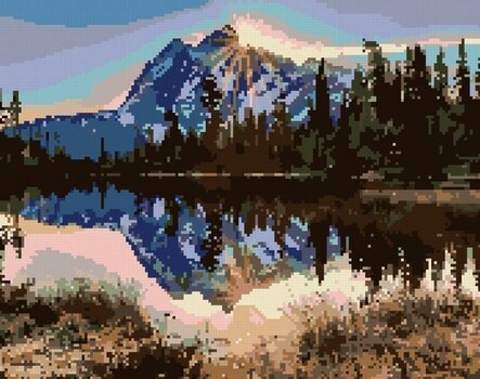 Диамантено рисуване Zuty Снежни планини - 3