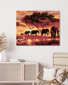 Pintura diamante Zuty Elephants - 2