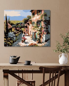 Диамантено рисуване Zuty Къща в Тоскана - 2