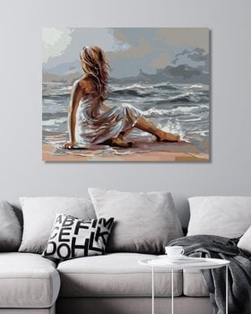 Диамантено рисуване Zuty Момиче и море - 2