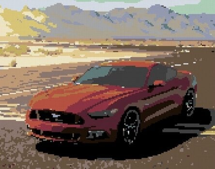 Diamantmalerei Zuty Mustang - 3
