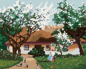 Pittura diamante Zuty Pittura diamante Mattina di primavera nel villaggio - 2