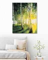 Pittura diamante Zuty Pittura diamante Betulle Nella Foresta Illuminata - 1