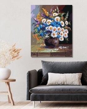 Диамантено рисуване Zuty Ваза с натюрморт и цветя - 2
