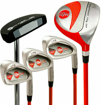 Golfový set Masters Golf MKids Lite Junior Set Right Hand Red 53IN - 135cm - 3